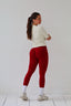 Essential leggings in Cherry